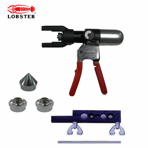 エビ/ロブテックス TTH20 手動油圧式つば出し工具　メタルケース入セット｜プロ向け工具専門店【愛道具館】