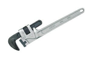 MCC/松阪鉄工 PWDAL45 パイプレンチアルミ DAL PWDAL 450mm  白管用(亜鉛メッキ鋼)