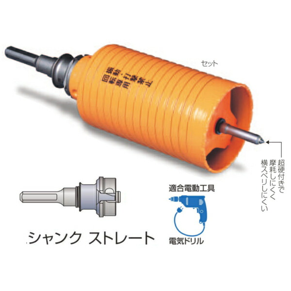 ミヤナガ PCEW170C コアドリル カッター 塩ビ管用 ポリクリック 170mm