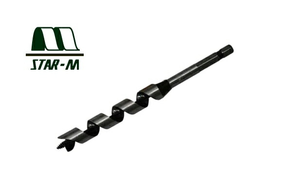 スターエム/STAR-M #6-370 兼用ビット（木工用ドリル）　No.6　37.0mm