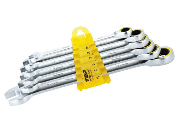 TOP/トップ工業 RCW-6000 ラチェットコンビセット　6丁組