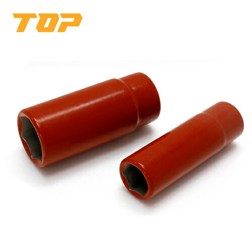 TOP/トップ工業 DS-310ZR 絶縁ディープソケット(差込角9.5mm)　6角　対辺10mm
