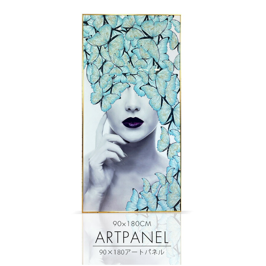 期間中5%offクーポン アートパネル アートポスター おしゃれ 大きい モダン 高級 水晶絵 フレーム付 90×180cm ポスター 絵 アートアートフレーム リビング 玄関 プレゼント インテリア 雑貨 女性|ファボ