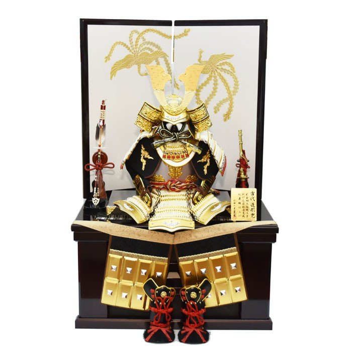 【最短翌日出荷品】【特別価格品】 五月人形 収納飾り 甲冑 鎧飾り 具足 よろい コンパクト おしゃれ 白色 5月人形