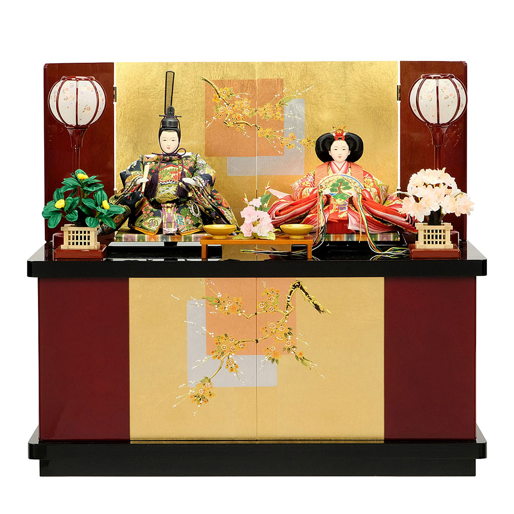 コンパクト飾り 完成品 おしゃれ 収納飾り 2人飾り 二人飾り 親王飾り 収納式 お祝い ひな人形 雛人形 かわいい コンパクト 可愛い おしゃれ Shoxruxtj Com