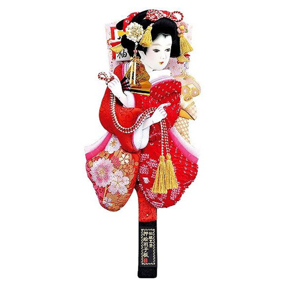 <BR>羽子板 単品 お祝い 10号 かのこ姫振袖 おしゃれ かわいい 可愛い コンパクト モダン 送料無料