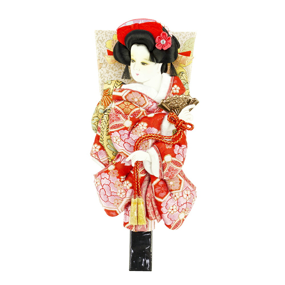 <BR>羽子板 単品 お祝い 8号 花小町振袖 道成寺 ピンク おしゃれ かわいい 可愛い コンパクト モダン