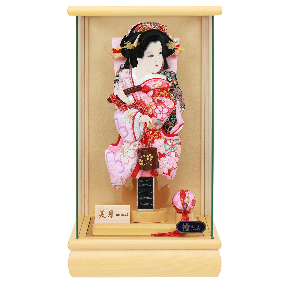 羽子板 お祝い 9号 美月 ケース飾り ガラス 木目 ナチュナル おしゃれ かわいい コンパクト モダン 2025 2l11-hh-830 2025