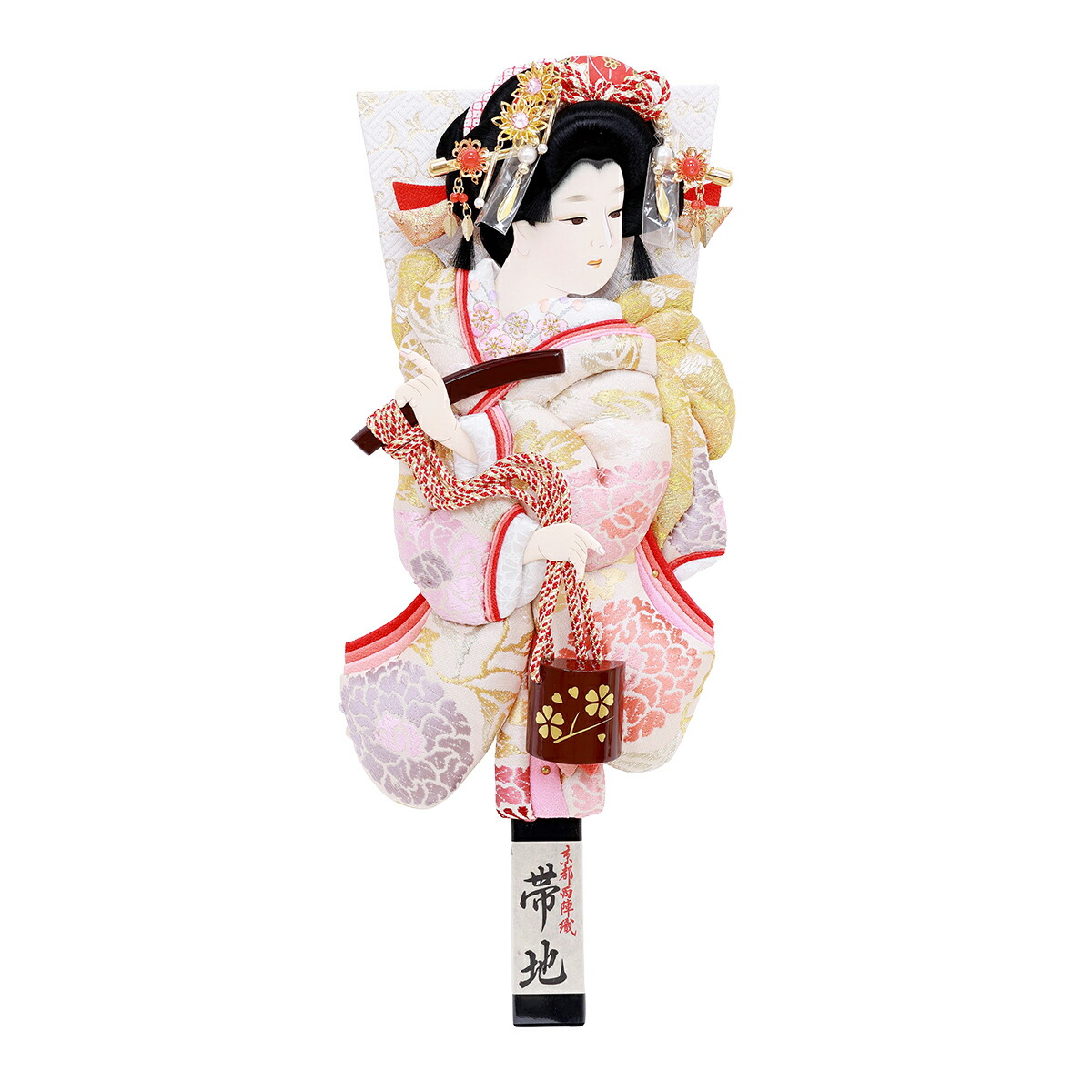 羽子板 単品 コンパクト かわいい おしゃれ 13号 (高さ約41cm) 初正月飾り モダン ミニ 羽子板飾り 押絵羽子板 振袖 帯地 明日香 13号 汐汲 1014-13-764 女の子 初節句 お祝い 小さい 出産祝い 手作り リビング 玄関 2026 36,400円