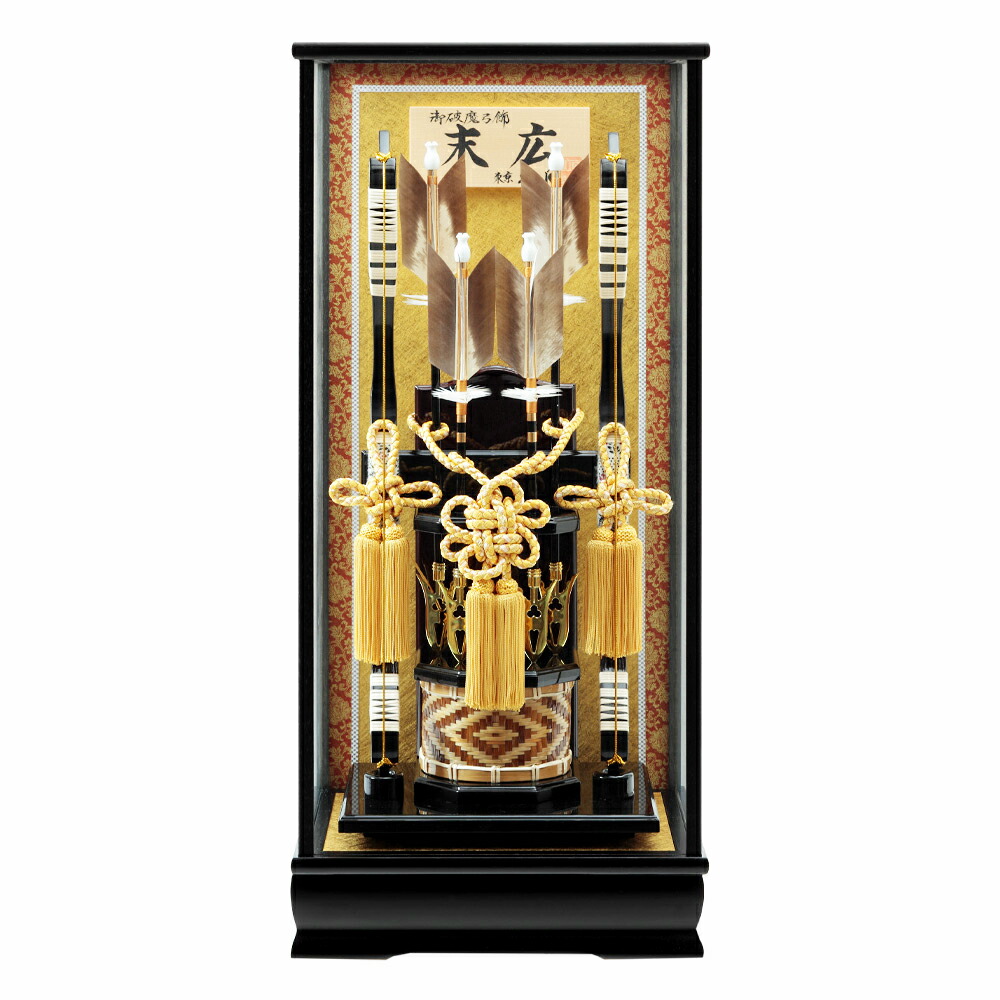 楽天市場】破魔弓 久月 コンパクト ケース飾り 18号 優雅 本籐巻