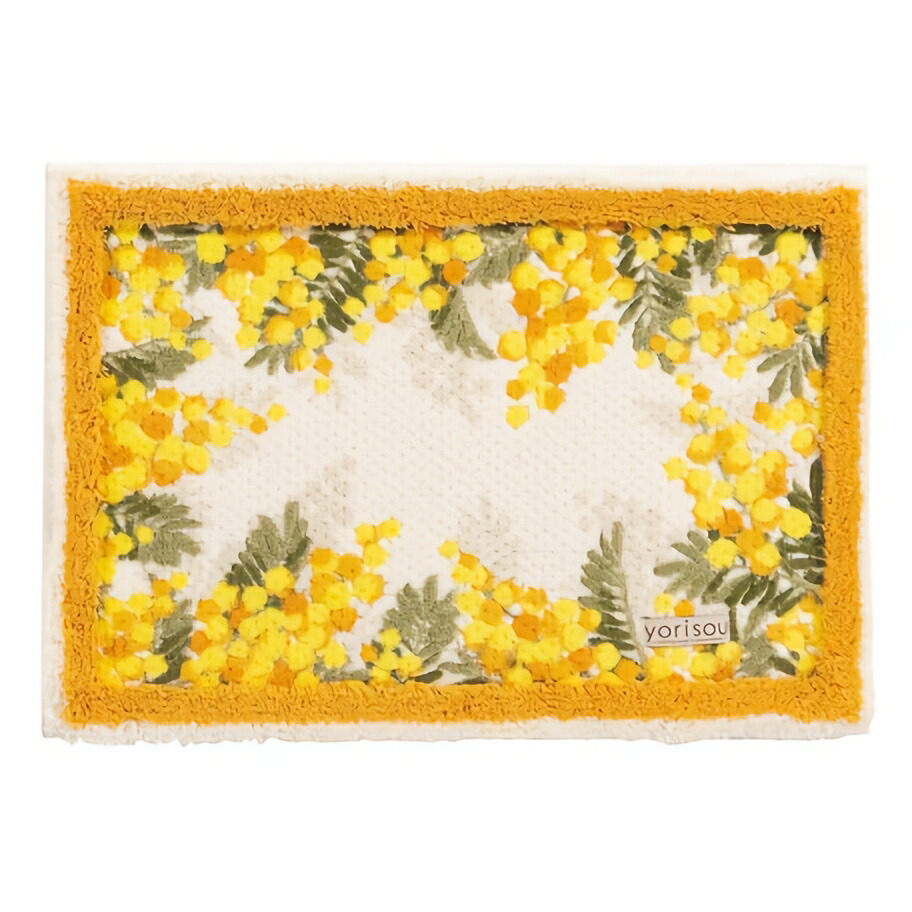 楽天市場 黄色のお花 とレースが愛らしい 眼鏡ケース ミモザ プレゼント 誕生日 デスクの上のおしゃれな主役 神戸カフェカーテン トイレマット