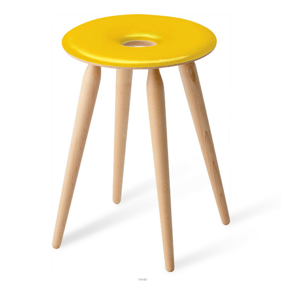 美品　天童木工　リングスツール　二脚セット　グリーン　チェア　緑 天童木工 Ring Stool / てんどうもっこう リングスツール 張座