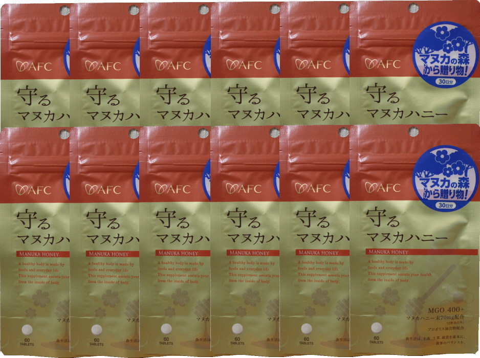 【貨物輸送無料】AFC ハートフルシリーズ 守るマヌカハニー《30日分×12袋仕掛ける》（エーエフシー 加えること）