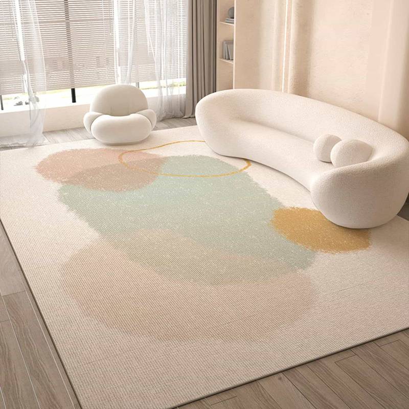 ラグ 長方形 ウレタン 140x200 防音カーペット 防音ラグ 滑り止め かわいい ウォッシャブル 床暖房 ホットカーペットカバー 洗える ラグマット 01パターン フィブレ 床暖房対応 フランネル|あいあいロジスティック