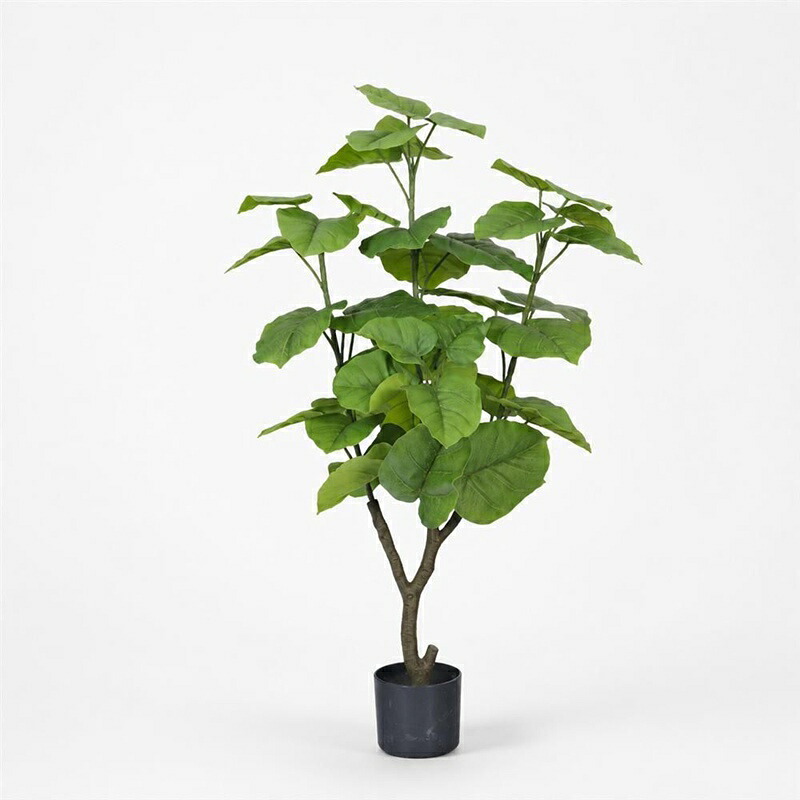 人工観葉植物 フィカス ウンベラータ 110cm 49枚葉 鉢植え 北欧風 造花 本物そっくり 室内 枯れない 世話いらず インテリア おしゃれ リビング オフィス 玄関｜あいあいロジスティック 8,832円