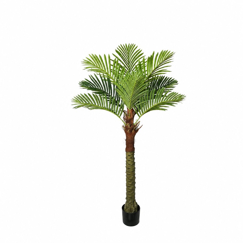 人工観葉植物 フェイクグリーン 大型 ヤシの木 リアル 椰子 鉢植え 室内 屋外 熱帯植物 インテリア おしゃれ 南国風 オブジェ デコレーション 飾り 160cm|あいあいロジスティック