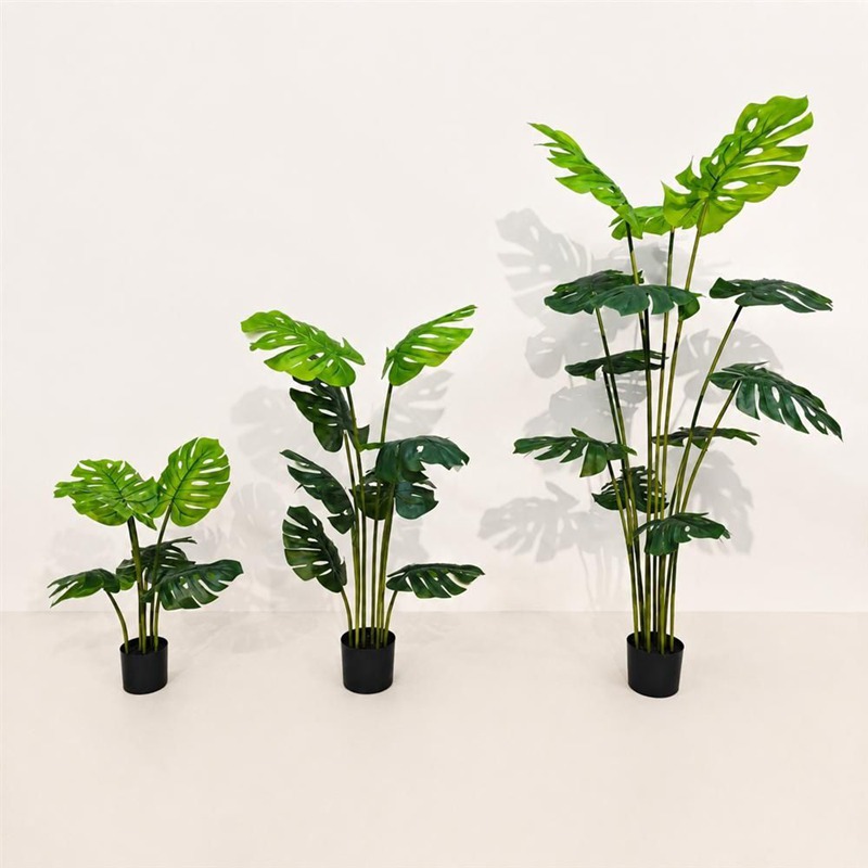 フェイクグリーン モンステラ 人工観葉植物 120cm 大型 鉢植え リアル 観葉植物 造花 室内 おしゃれ インテリア 飾り お祝い 開店祝い 新築祝い プレゼント|あいあいロジスティック