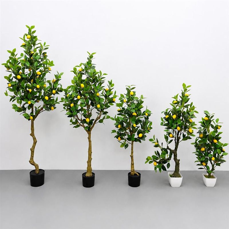 フェイクグリーン レモン 観葉植物 人工観葉植物 造花 大型 リアル 鉢植え 室内 おしゃれ フェイク プランツ インテリア 飾り 置物 お祝い 開店祝い 新築祝い|あいあいロジスティック