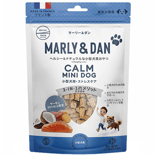 【楽天市場】マーリーアンドダン M&D 小型犬用 ソフト＆チューイー ストレスケア 50g 犬用おやつ サーモン フランス産：OTTO