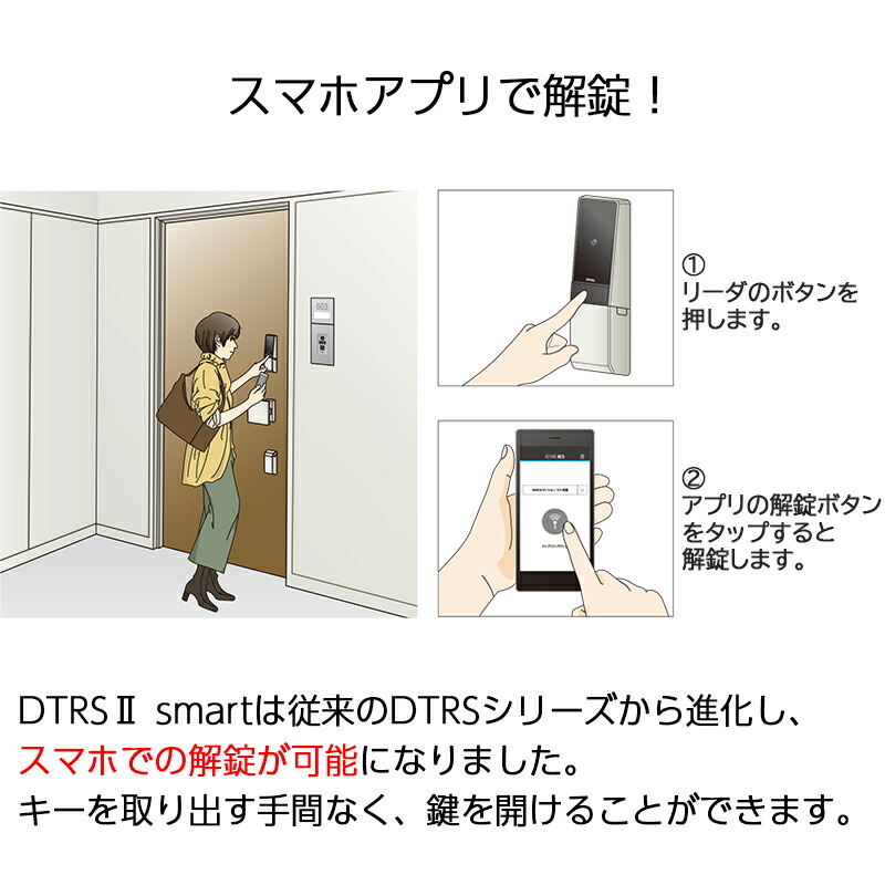 Miwa 電動トータル折りかえし構成単位 Dtrs2smart 2石巌 Dtrs D02ctea Sf Dt45 50 経費引手価格無料 貨物輸送無料 いなせロック 手当り カギ 門口 しきい 蓄電池錠前 エレキトル錠 デジタルロック ハンズフリー要訣 Idキー 防犯グッズ ハンズフリーで慈恵解錠 配線 工事