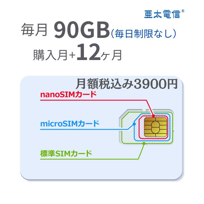 楽天市場】「購入月無料」毎月90GBｘ3ヶ月 プリペイドSIMカード キャリア直回線 日本 Japan Prepaid SIM card SMS認証可能  LTE対応 利用期限延長可能 テレワーク 在宅勤務 タブレット モバイルWiFi : スマホショップ楽天市場店