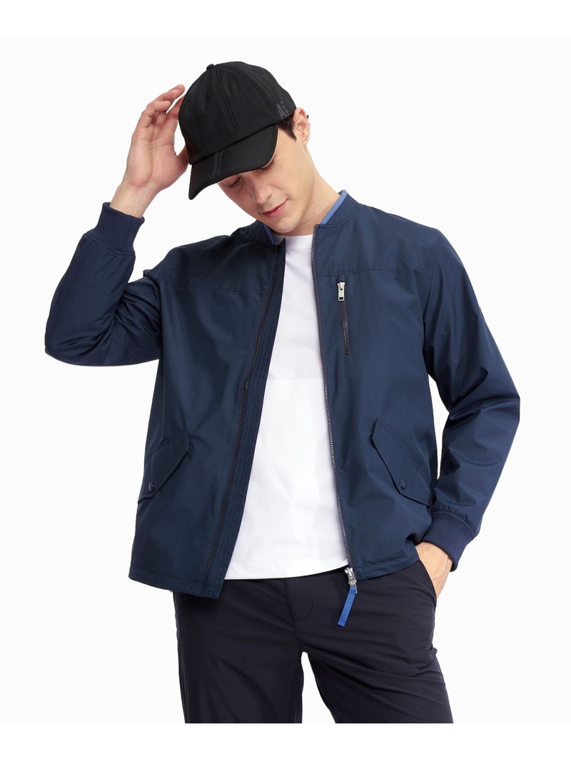 【SALE／30%OFF】GORE-TEX WINDSTOPPER ゴアテックス ウインドストッパー(R) 防風 撥水 透湿 MA-1 ブルゾン AIGLE エーグル ジャケット・アウター ブルゾン・ジャンパー ネイビー ベージュ【RBA_E】【送料無料】[ Fashion]