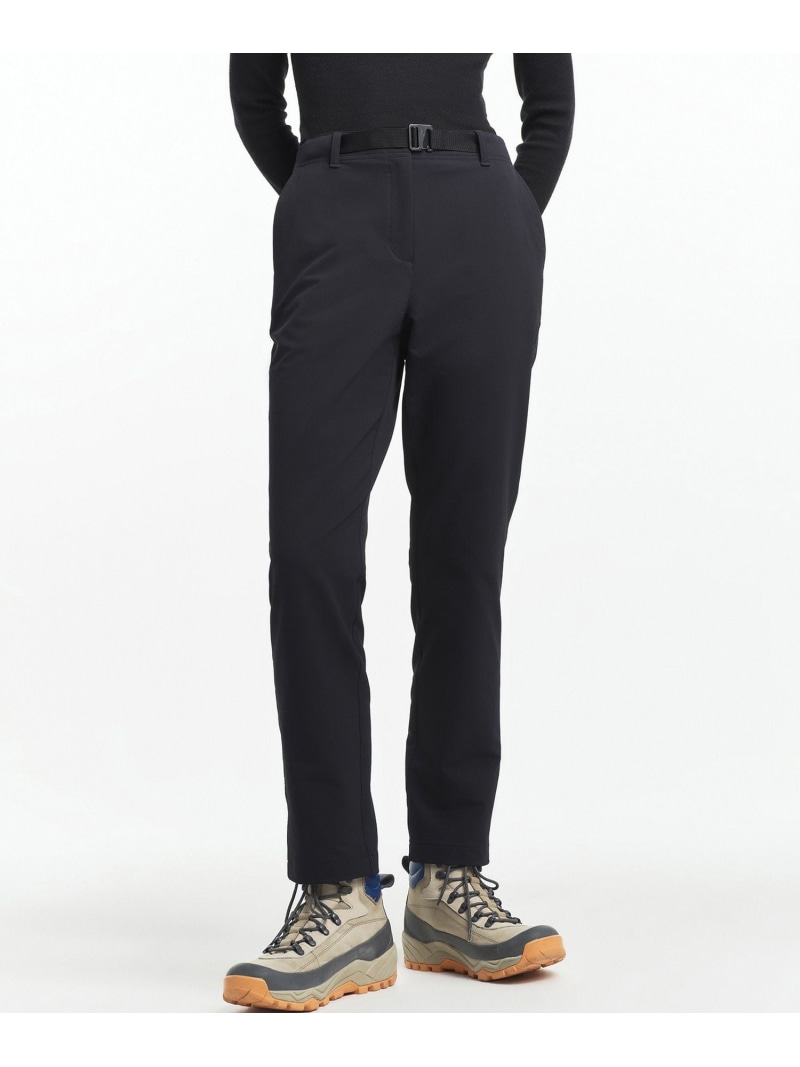【SALE／30%OFF】撥水 フリース ストレッチテーパードパンツ AIGLE エーグル パンツ チノパンツ ブラック【RBA_E】【送料無料】[ Fashion]｜AIGLE