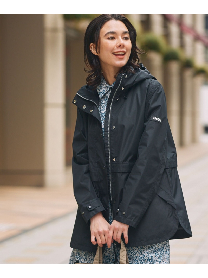 【SALE／30%OFF】GORE-TEX ゴアテックス 防風 防水 透湿 2レイヤー ジャケット RP AIGLE エーグル ジャケット・アウター マウンテンパーカー ベージュ ブラック グリーン【RBA_E】【送料無料】[ Fashion]