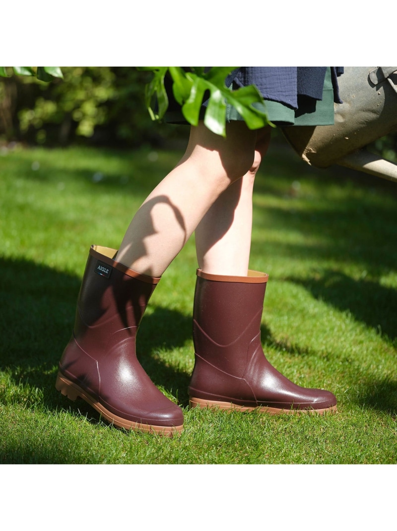 楽天市場】防水 セサックレディー ラバー ロングブーツ AIGLE エーグル