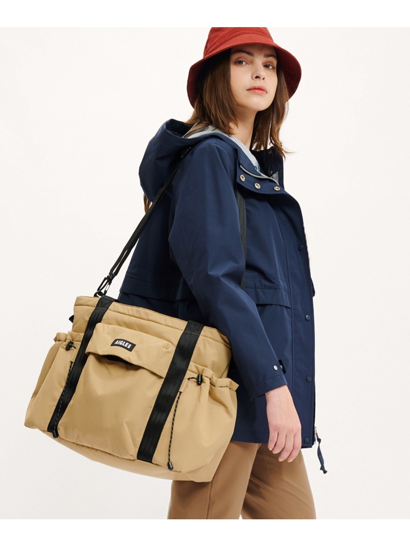 【楽天市場】【SALE／30%OFF】ネイバーフッド 2way トートバッグ AIGLE エーグル バッグ トートバッグ ベージュ ブラック