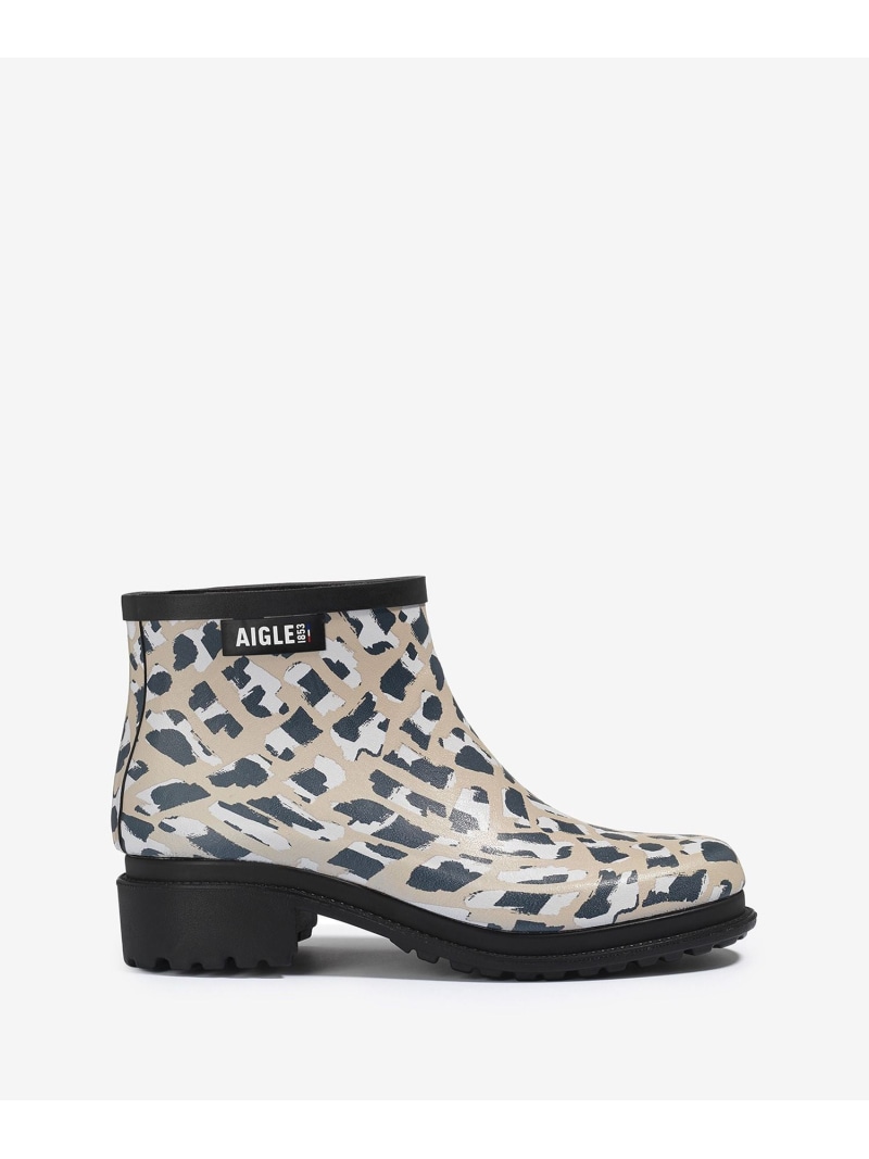フルフィール ロー プリント ラバーブーツ AIGLE エーグル シューズ・靴 レインシューズ・ブーツ ブルー ベージュ【送料無料】[ Fashion]｜AIGLE