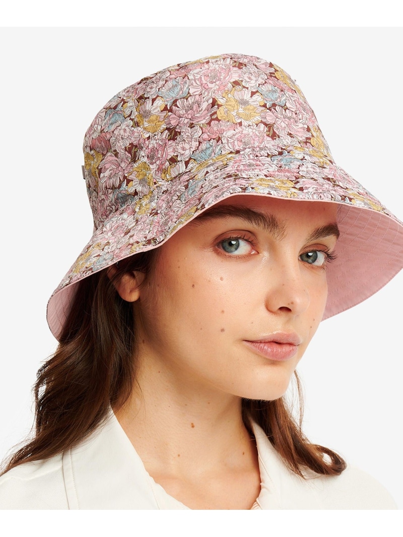 【LIBERTY】撥水 リバーシブル バケットハット AIGLE エーグル 帽子 ハット ピンク ブルー【送料無料】[ Fashion]