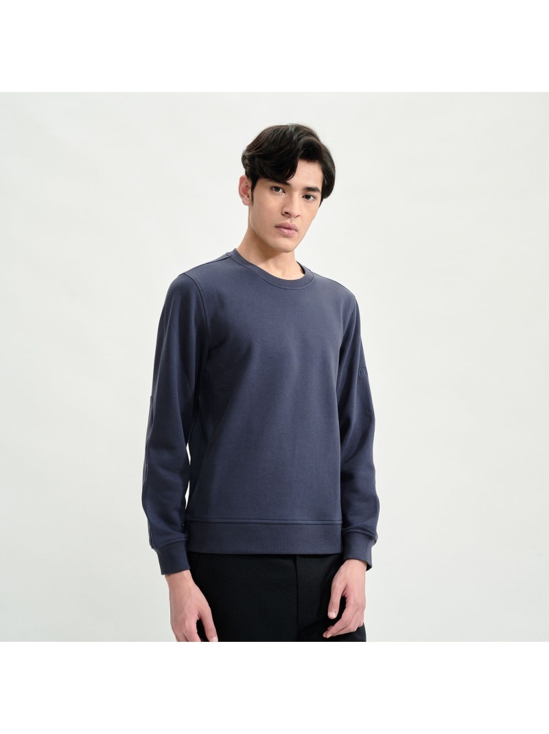 【SALE／50%OFF】UVカット 吸水速乾 クルーネックスウェット トレーナー AIGLE エーグル トップス スウェット・トレーナー グレー グリーン ネイビー【RBA_E】【送料無料】[ Fashion]