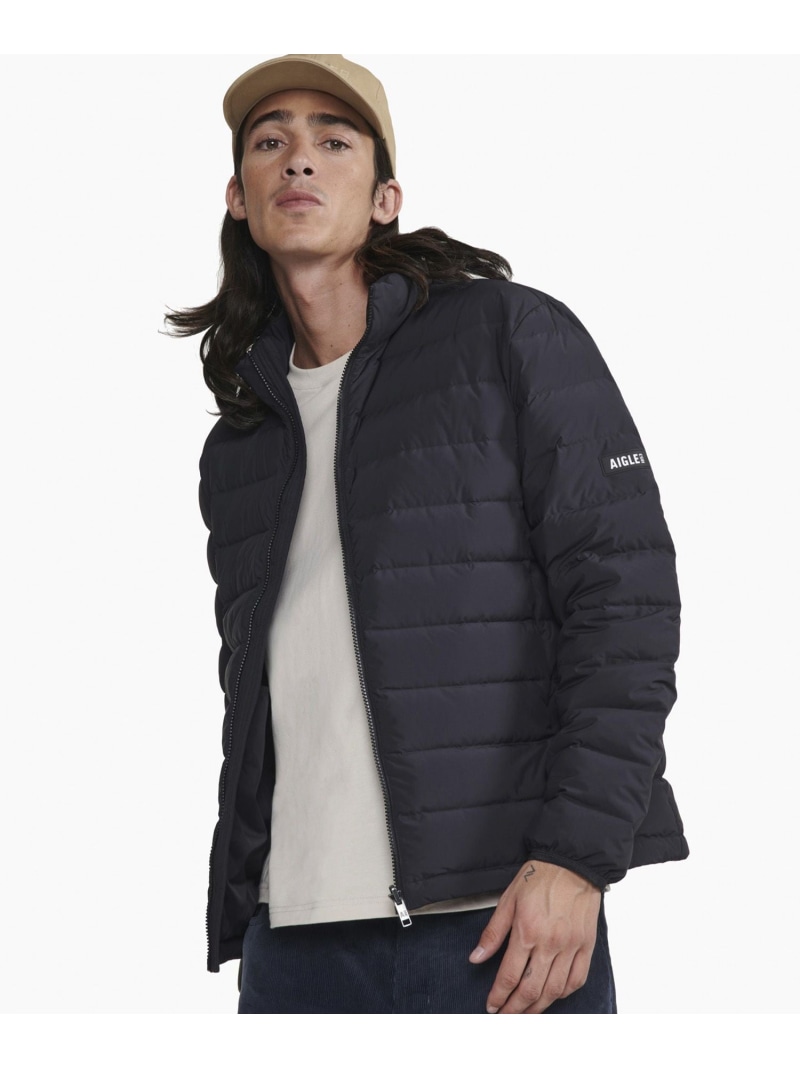 月末SALE★【AIGLE】エーグル　ダウンジャケット　Mサイズ　ベージュ レディース ゴアテックスウィンドストッパー® ダウンジャケット