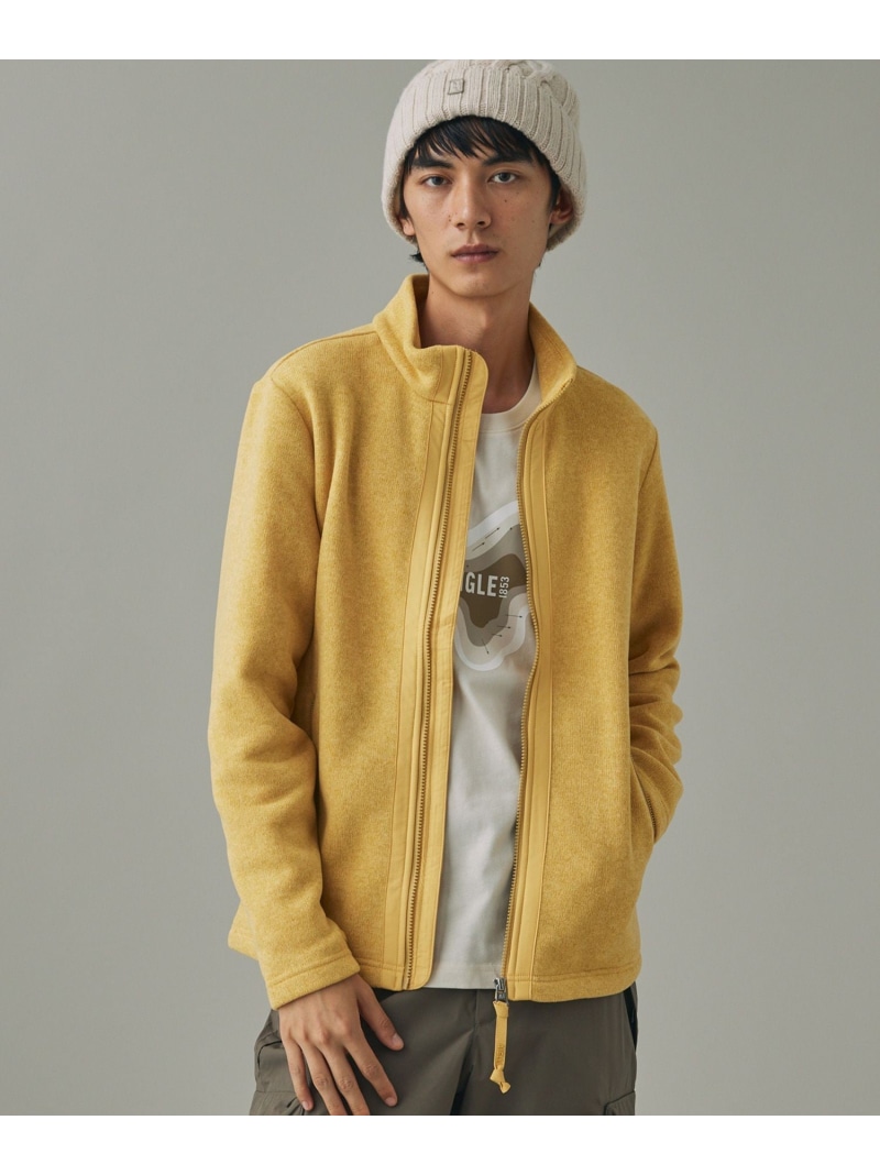 【SALE／40%OFF】ポーラテック フルジップフリースブルゾンジャケット AIGLE エーグル ジャケット・アウター ブルゾン・ジャンパー イエロー ベージュ ネイビー【RBA_E】【送料無料】[ Fashion] 11,246円