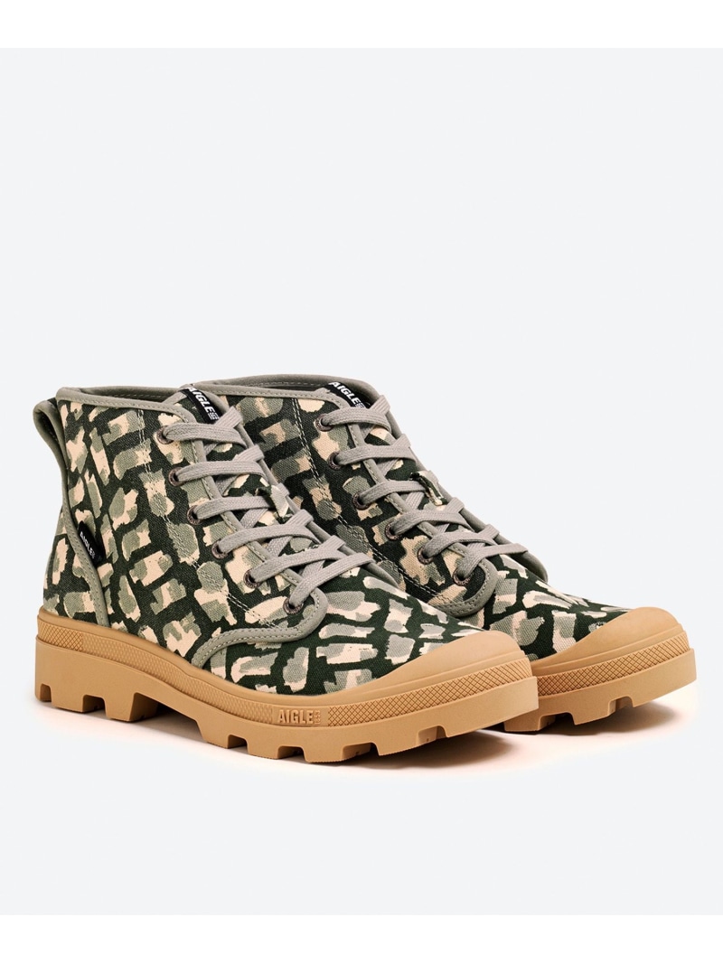 テネレ キャンバス スニーカー AIGLE エーグル シューズ・靴 スニーカー カーキグリーン【送料無料】[ Fashion]｜AIGLE