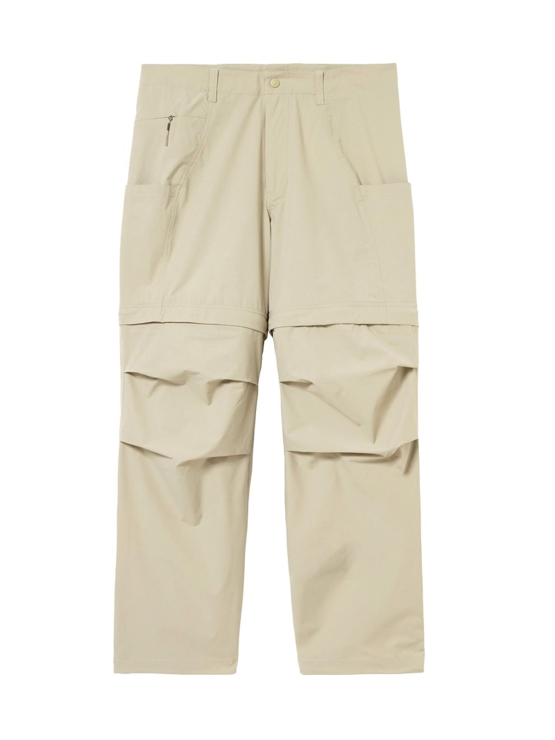 【SALE／40%OFF】UVカット 撥水 吸水速乾 2WAY ドライジップオフハイキングパンツ / パラシュートパンツ AIGLE エーグル パンツ その他のパンツ ベージュ ブラック【RBA_E】【送料無料】[ Fashion]