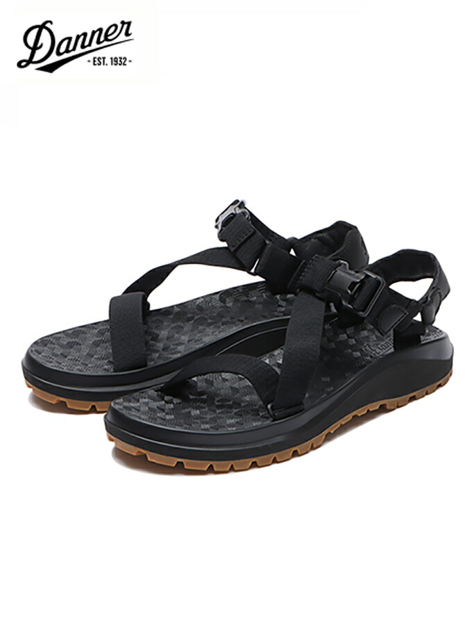 Danner ダナー ビブラムソール レザーサンダル 25cm 黒 20240029_top.jpg