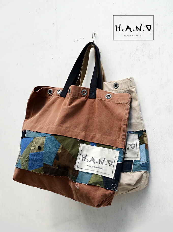 Aikidou Organic Blue H A N D Hand Vintage Fabric Toto Bag Made Vintage Fabric Toto Bag