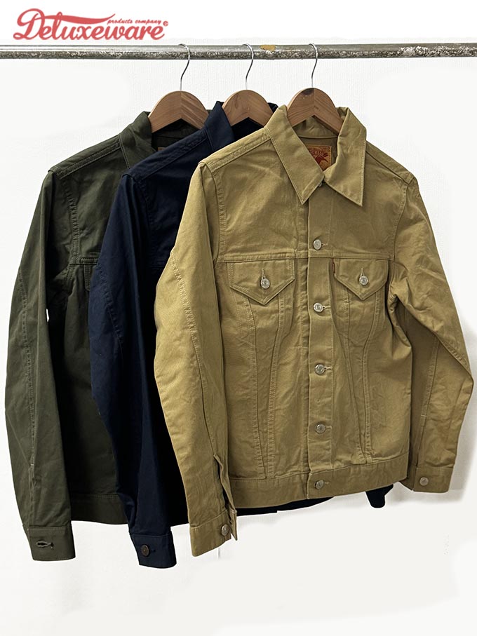 DELUXE WARE（デラックスウェア）3rd style CHINO JACKET / DX40162 / Col. OLIVE / BEIGE / NAVY 日本製