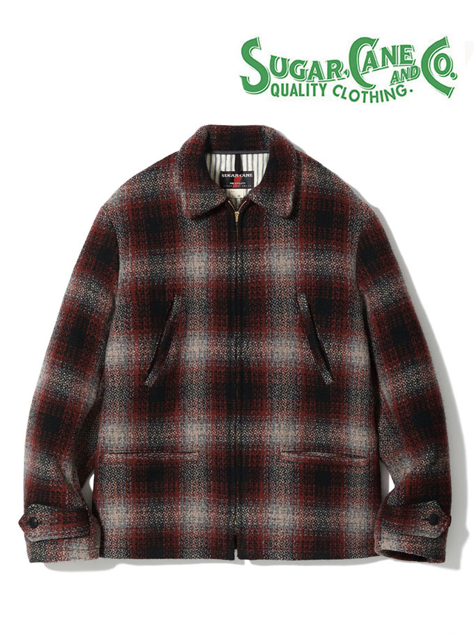 SUGAR CANE シュガーケーン FICTION ROMANCE 24.75薬局衡オンス. WOOL PLAID SPORTS JACKET /  Lot.No.SC15833 [2025FW] 日本製【新生産品】