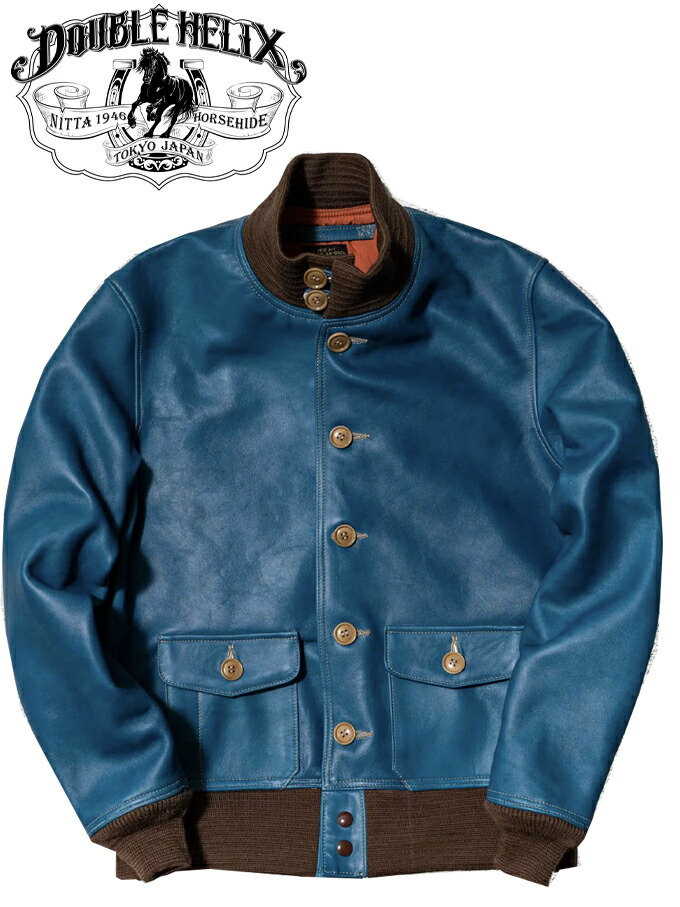 DOUBLE HELIX（ダブルヘリクス）Type A-1 Flight Jacket Indigo / Lot.No.PM0108 / Col.INDIGO / 日本製