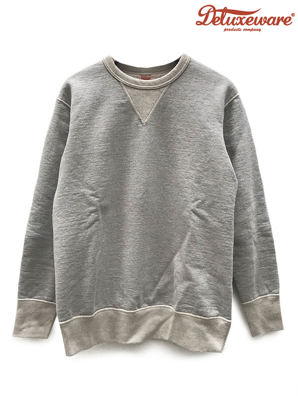 DELUXE WARE（晴れ晴れしい御召しもの) FLAT.SEAM PLAIN S101-00 杢GRAY / Made.In.Japan 【定番品】
