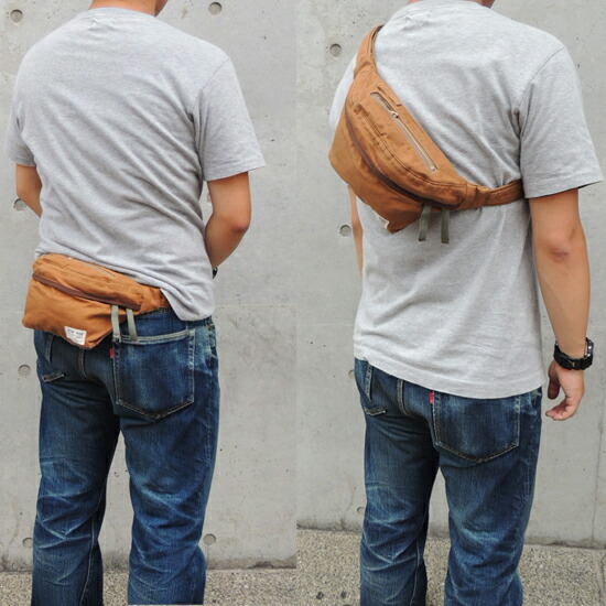AIKIDOU RAKUTENICHIBA UES (WES) DUCK WAIST BAG / duck away West bag WB