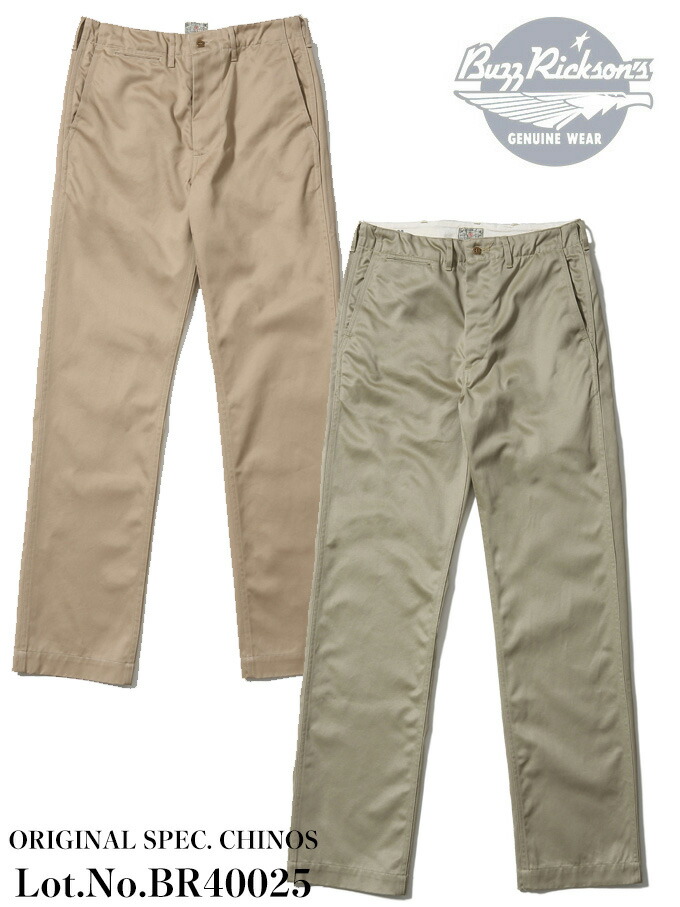 BuzzRickson\u0027s（バズリクソンズ）ORIGINAL SPEC. CHINOS (ONE WASH)   Lot No. BR40025  / 日本製【定番品】
