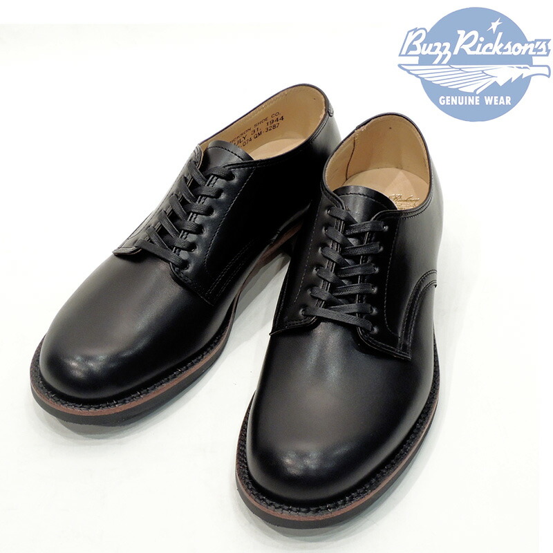 楽天市場 Buzzrickson S バズリクソンズ Black Service Shoes サービスシューズ Lot Br 01 Black ジーンズカジュアル 藍着堂aikidou