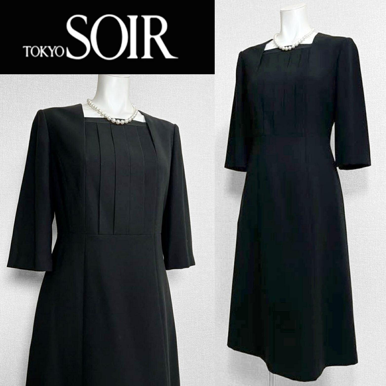 【中古】【 social time / ブラック 】 ソーシャルタイム 喪服 レディース ワンピース 9 号 フォーマルドレス フォーマル 喪服 礼服 女性用 ワンピース フォーマルワンピース レディース 高級喪服礼服 日本ブランド 喪服 フォーマルスーツ 法事 法要 告別式 弔事用 上品