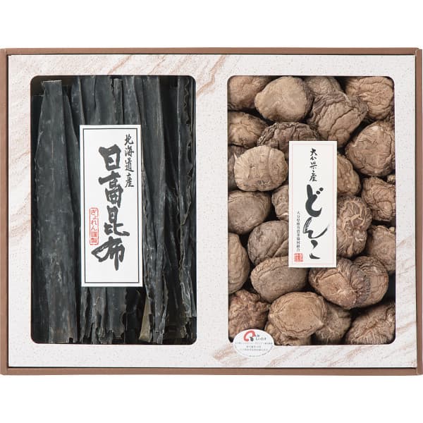 【送料無料】大分産 どんこ・北海道日高昆布詰合せ SR-50 食品 出産内祝い 結婚内祝い 快気祝い 入学内祝い 成人内祝い 香典返し お返し 内祝い 誕生日 厄祝い