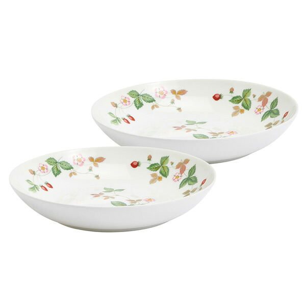送料無料 ウェッジウッド ワイルド ストロベリー カジュアル ボウル20cm ペア 1084574 食器 テーブルウェア ギフト 内祝い お祝い お返し 出産内祝い 結婚内祝い 香典返し お供え のし包装 メッセージカード無料 入学内祝い 退職 お礼 ＜2026年新登場＞