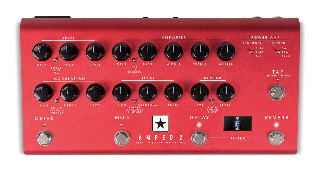 【送料込】Blackstar DEPT.10 AMPED 2 / 各種エフェクト搭載 100W ペダルタイプ アンプヘッド